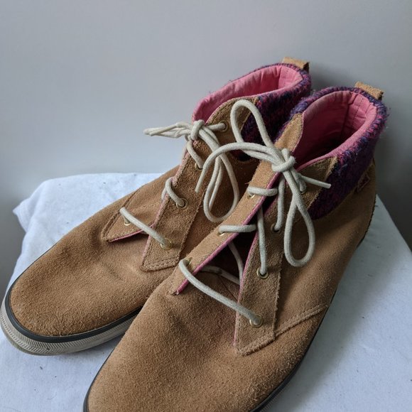 Keds Suede High Top Chukka Boots Size 11 - Picture 6 of 7